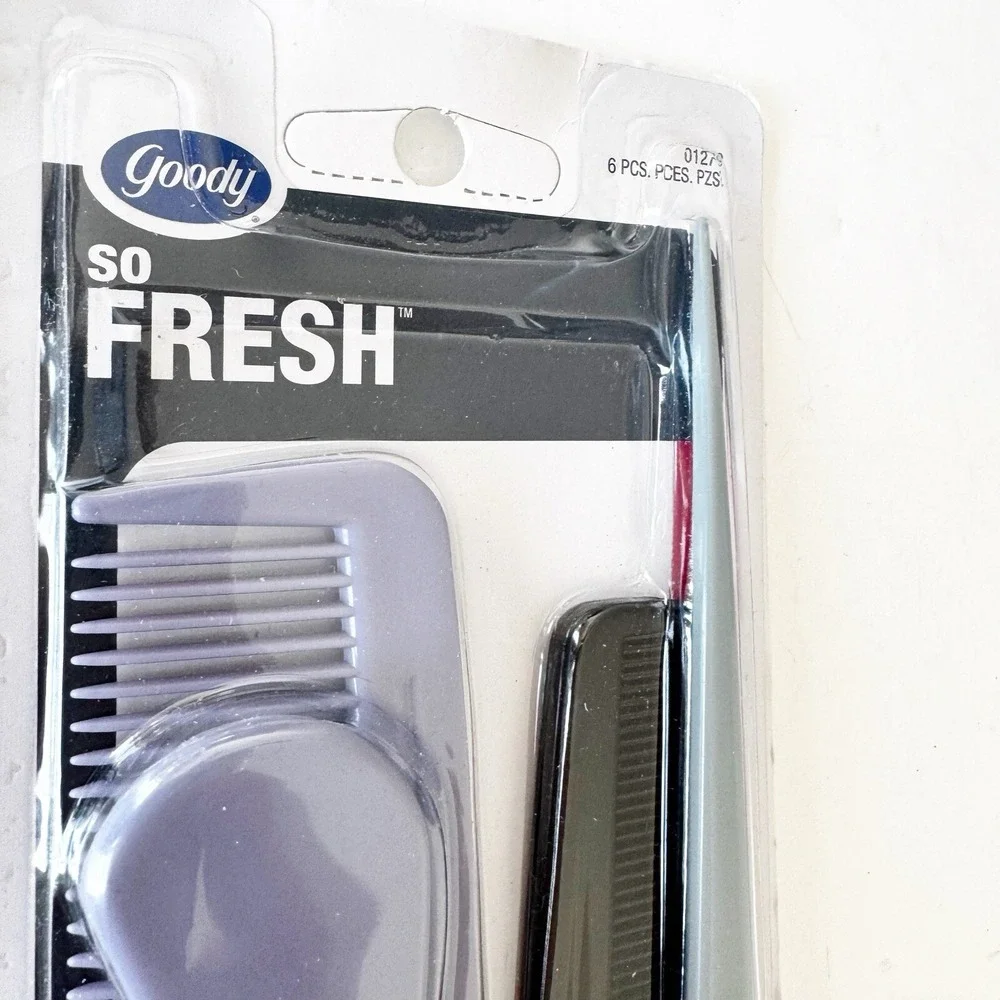 Goody SO Fresh 6 Combs Variety Pack 2006 New In Sealed Package Vintage Hair NIB